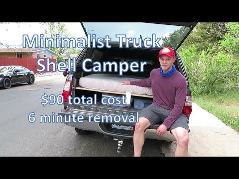 Minimalist Truck Bed Cap/Shell Build Part 1: Bed Platform