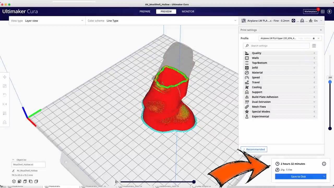 Moai shell in Cura.jpg