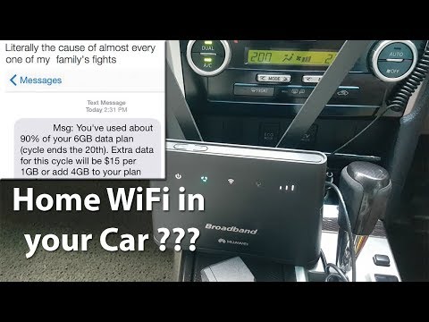 Mobile Home WiFi (Internet Life Hack - Free internet in your car from your Home WiFi)