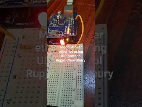 Modbus over ethernet using UDP protocol