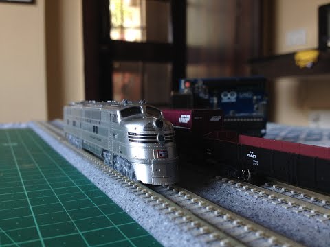 Model railway layout with automated passing siding(V2.0) | Arduino based | Automation project