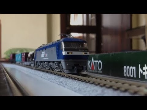 Model railway layout with automated passing siding