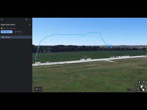 Model rocket GPS flight data overlay on google earth in Chrome browser