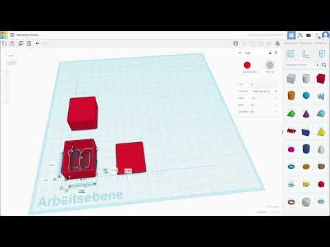 Modelling WordClock Boxes with Tinkercad