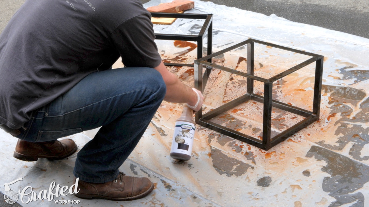 Modern Maple and Steel Coffee Table Part 2 | How To Build - Welding  - 12.jpg