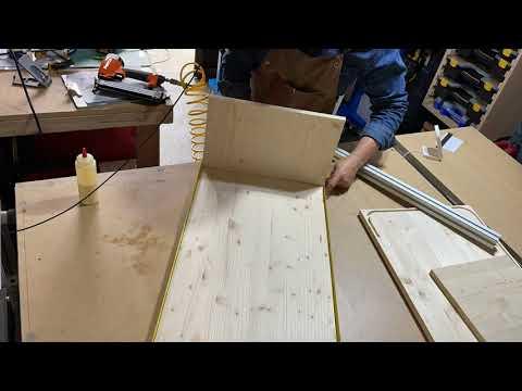 Modern Roll Top Desk Assembly