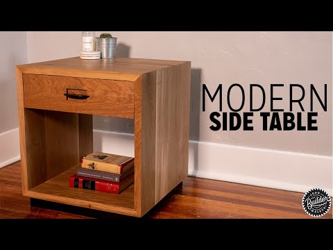 Modern Side Table Build