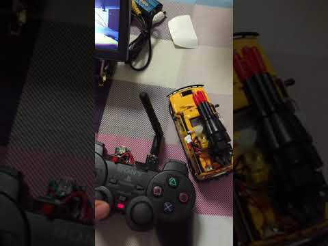 Modified PS2 Controller with Arduino and NRF24L01+ in action part 1