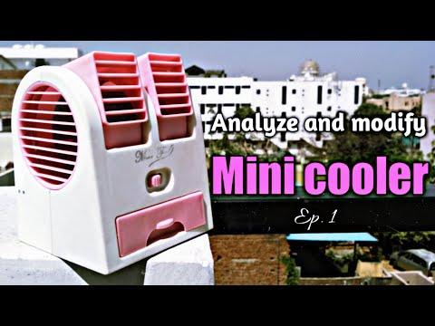 Modify &amp;amp; analyze MINI Cooler | li-ion battery | TP4056 charging module | ohm's low| vishal soni S1E1