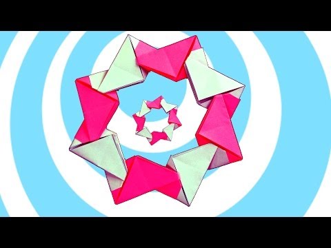 Modular Origami Wreath Instructions (8 Units)