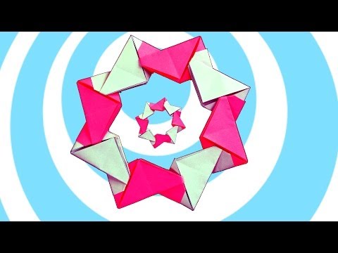 Modular Origami Wreath Instructions (8 Units)