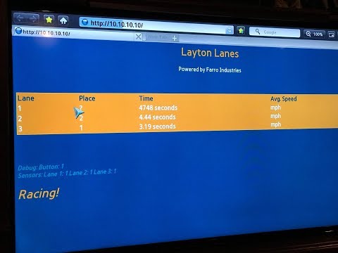 Modular race track with arduino timer and wireless display - Deep dive