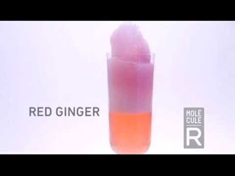 Molecular Cocktail - Red Ginger