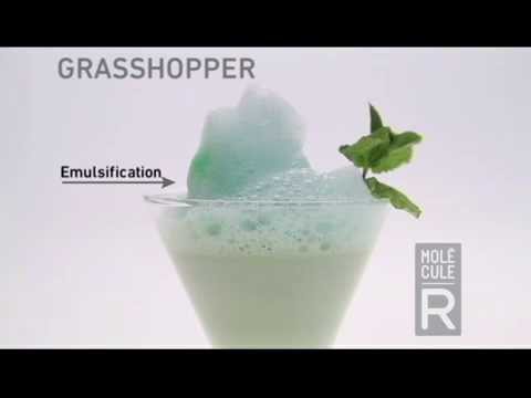 Molecular Cocktail - The Grasshopper