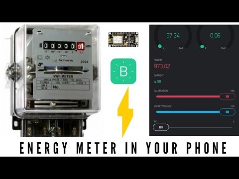 Monitor your current bill through your phone, energy meter in your phone!