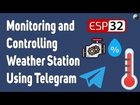 Monitoring and Controlling ESP Weather Station using Telegram App