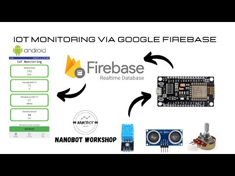 Monitoring berbagai sensor secara IoT via Google Firebase dan Android (Bonus Program dan Aplikasi)