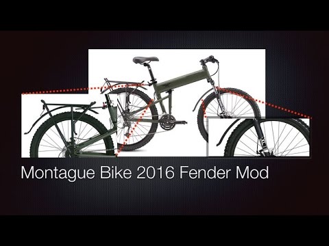 Montague Bike 2016 Fender Mod