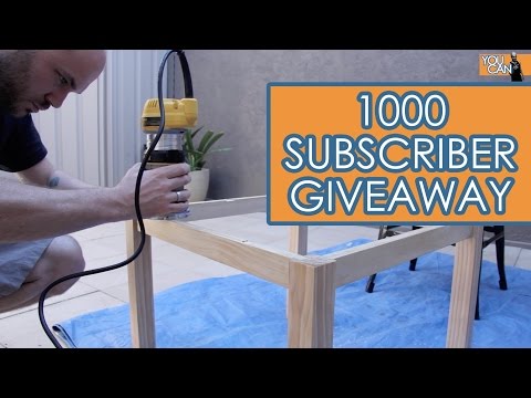 Mortise And Tenon Coffee Table | 1000 Subscriber Giveaway