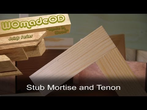 Mortise and Tenon - Stub Variant, with Hidden Tenon