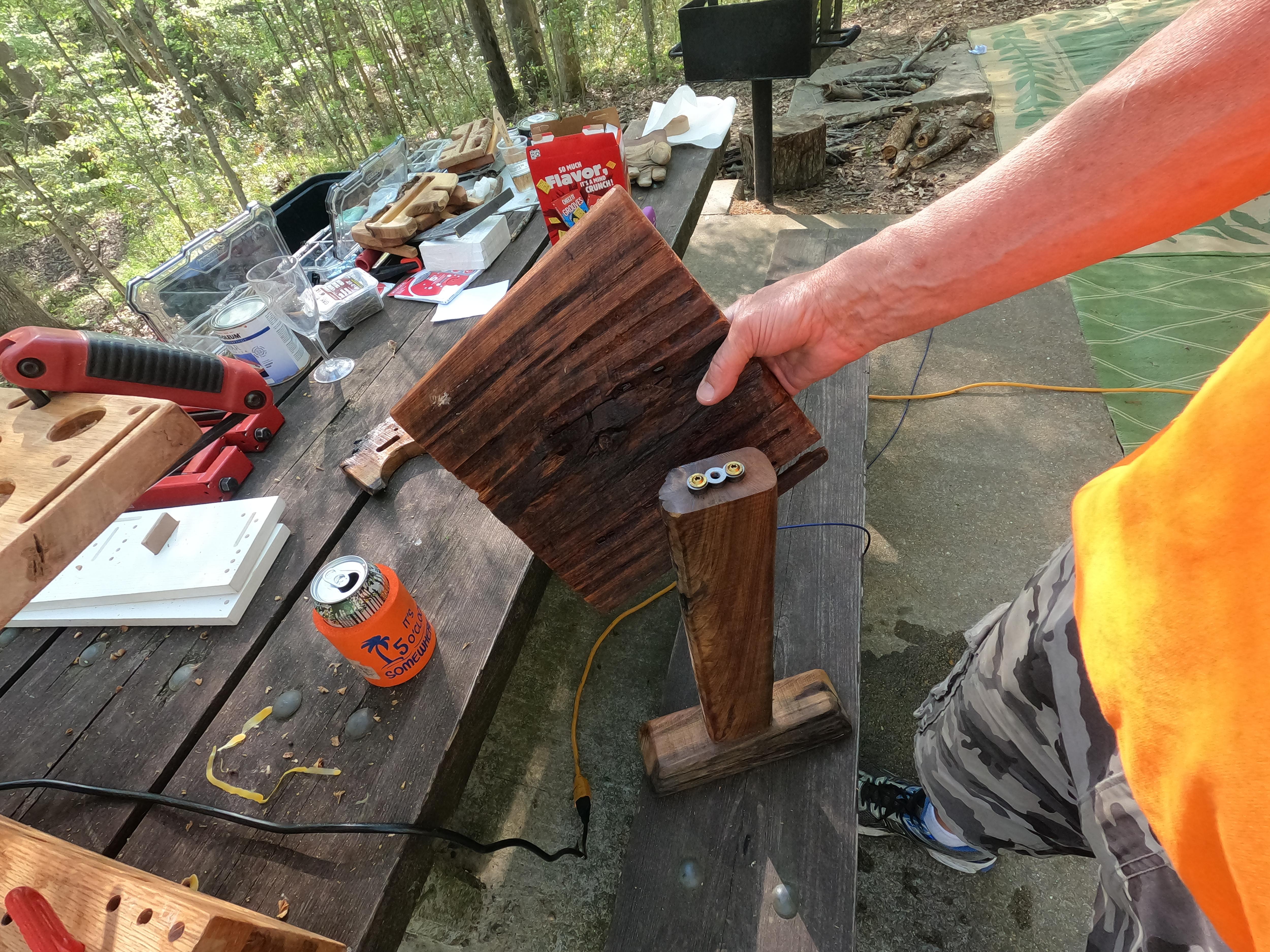 Mortising With a Drill Press While RVing at Natchez State Park (2).JPG