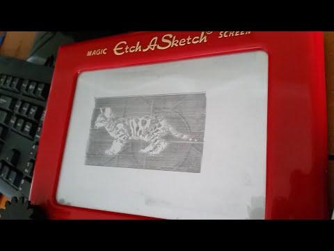 Motorized Etch-A-Sketch for the Asheville Maker Faire