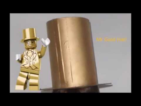 Mr Gold Hat Cardboard