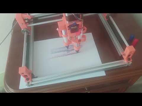 Multi Color Dot Printer- Arduino Based