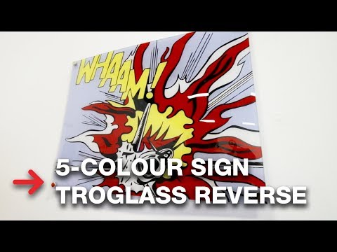 Multiple Colour Reverse Engraving | TroGlass Reverse | WHAAM!