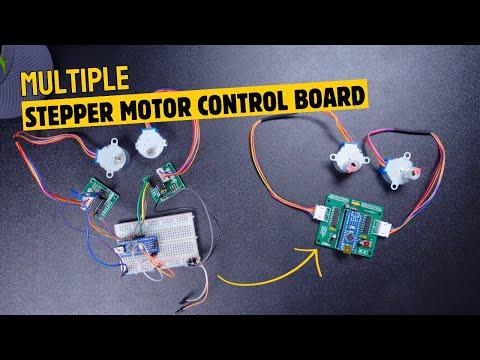 Multiple stepper control using Arduino Nano board