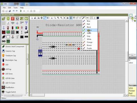 Multisim Ultiboard- VBB Diode-Resistor Logic Gates AND &amp;amp; OR