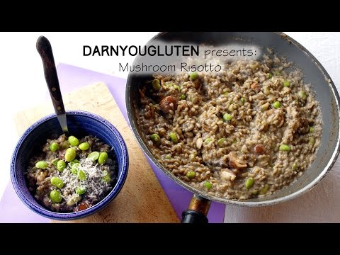 Mushroom Risotto from Scratch | Gluten Free