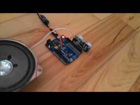 Music Instrument from Arduino + Ultrasonic Distance Sensor HC-SR04