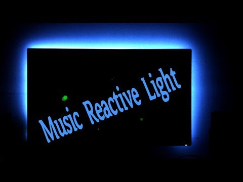 Music Reactive Light||How to Make Super Simple Music Reactive Light For Making Desktop Awsome.