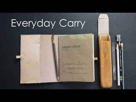 My Everyday Carry DIY Notebook &amp;amp; Pencil Case #EDC