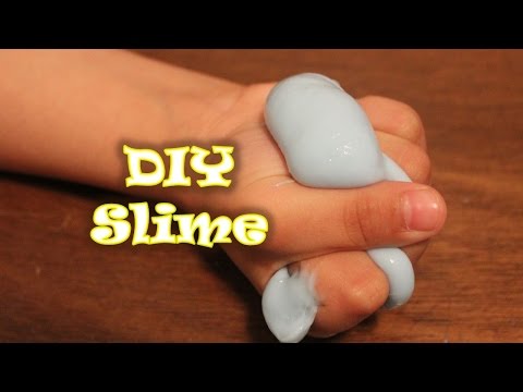 My First Slime DIY - made with my daughter | DIY Slime using only 2 ingredients