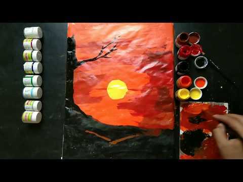 My first Acrylic Painting || By Anurag