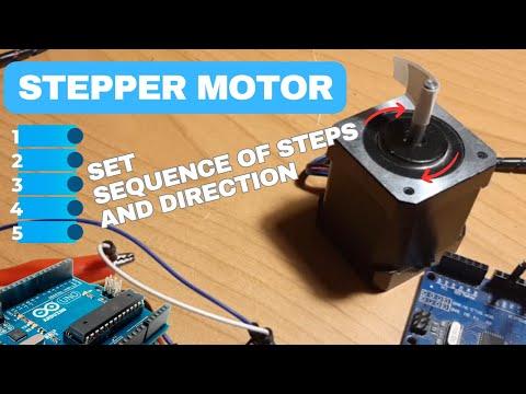 NEMA 17 Stepper Motor Set Sequence of Steps, Speed &amp; Direction With A4988 Driver and Arduino