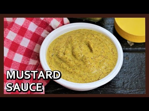 NO OIL Mustard Sauce recipe | How to make Mustard Sauce at home | Simple and Easy Mustard Sauce