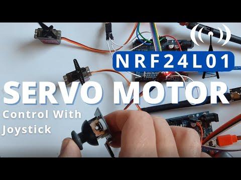 NRF24L01 Wireless Servo Motor Control With Joystick