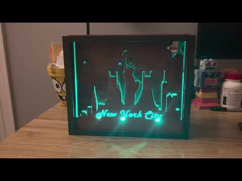 NYC Skyline LED Box - Physical Computing