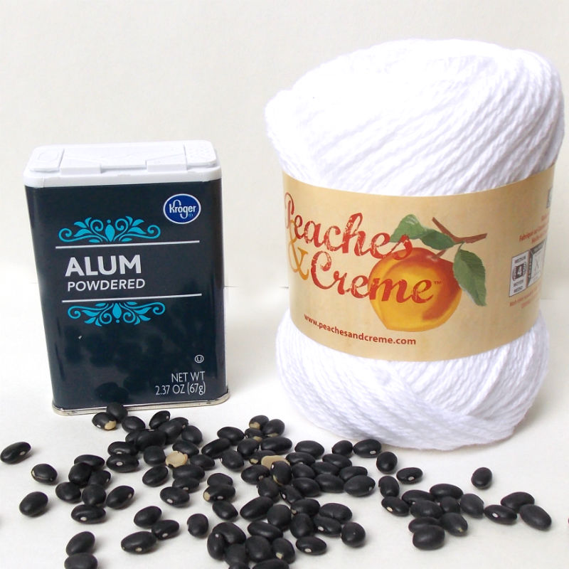 Natural Dyeing with Black Beans, supplies.jpg