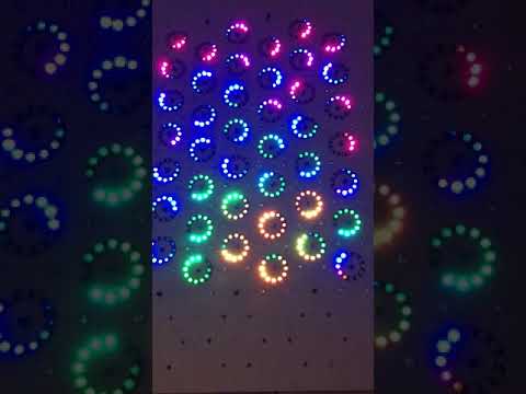 NeoPixel Reactive Table -- spinners