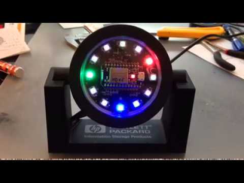 NeoPixel Spark Core Business Clock