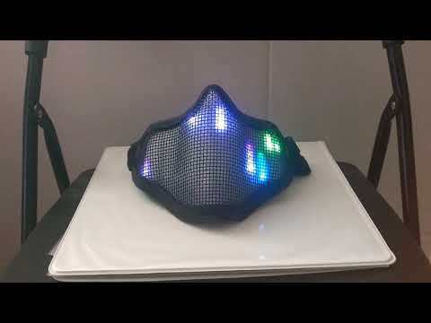 Neopixel Led Face Mask Demo