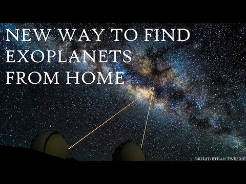 New way you can find exoplanets from home