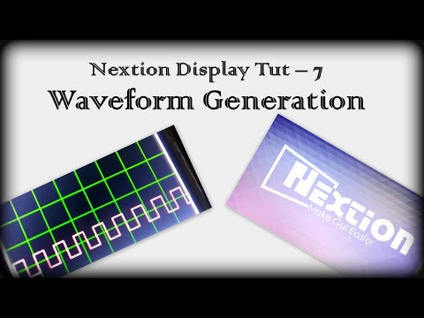 Nextion Display tutorial#7 Waveform generation With Arduino