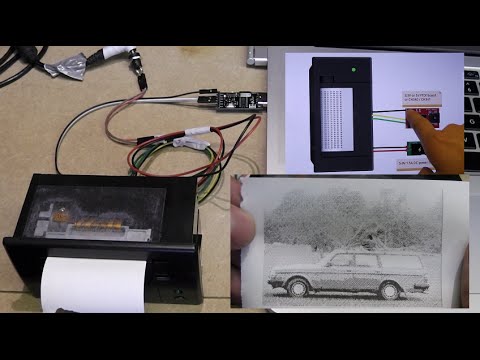 Nice photo prints on Thermal Printer tutorial - Circuit diagram + how + why!