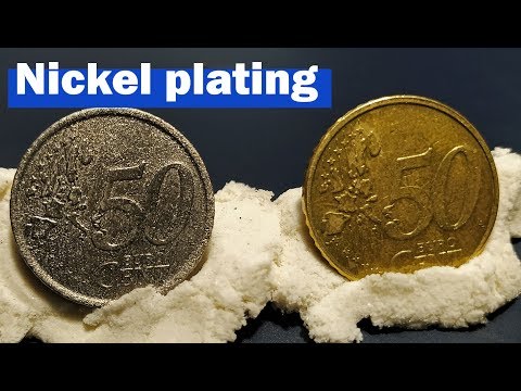 Nickel electroplating at home