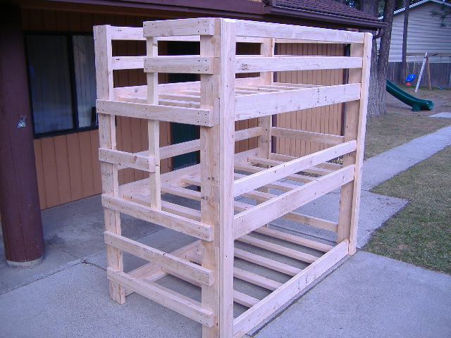 Nikki's Custom made Twin Triple Bunk unfinished3.JPG